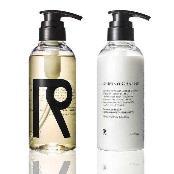 Chronosharme Shampoo & Treatment 300ml Each From Tokyo Hiroo Membership Salon Clock Gene Hair Care (Product Only)