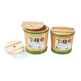 Yamako Pickle Storage Container, Natural, For 17.6 lbs (8 kg)