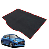 Fenice Car Mat, Luggage Mat, Made in Japan (Suzuki Swift ZC13S ZC43S 53 Series 83 Series / Swift Sports ZC33S) Black x Locking Thread Red, Anti-Slip Shape, Car Mat (Car Accessories Specialty Stores)