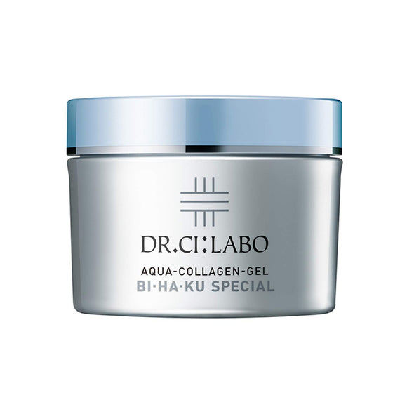 Dr.Ci:Labo Medicated Aqua Collagen Gel BIHAKU Special 18d [High Performance Gel] 50g WHITE377 Penetrating Vitamin C (APPS) Fullerene Blend All-in-One