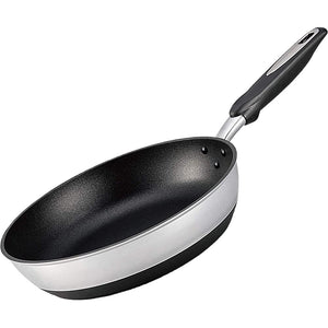 Hokuriku Aluminum IH High Cast Premium Frying Pan, 11.0 inches (28 cm), Made in Japan, Silver