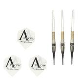 Dynasty aflow crystal-lined foil barrel soft darts