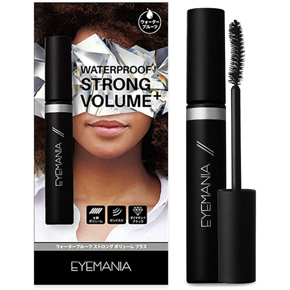 EYEMANIA mineral mascara waterproof strong volume plus black