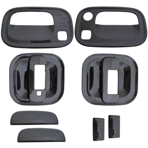 B-Class Special Price! EVERY WAGON DA17W / DOOR HANDLE PROTECTOR COVER [CARBON TONE] / 8P AC458