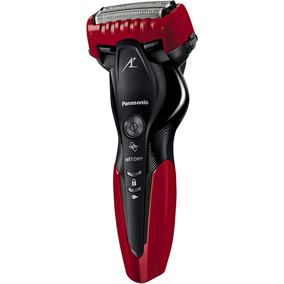 Panasonic ES-CST2S-R Lamdash Men's Shaver, 3 Blades, Can Be Shaved in Bath, Red