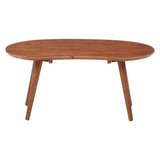 Fuji Boeki 37653 Mame Natural Signature Low Table, W 29.1 x D 18.7 x H 12.8 inches (74 x 47.5 x 32.5 cm), Medium Brown, Natural Wood