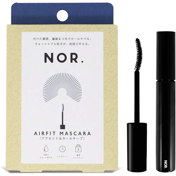 AC NOR. Air Fit Mascara “Easy Off” x “Waterproof Type Curl Keeping Power” (Accent & Curl Keeping Color: Oriental Navy)