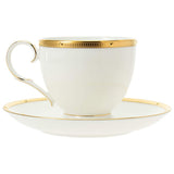 Noritake P50788A/4796-5 Noritake Cup & Saucer (Color Changing Pair Set) (250cc) Rochel Gold, 2 Guests, Gold, Platinum, Bone China