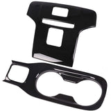 NewKingz Corolla Sport 210 Series Touring Sedan Parts Accessories Interior Panel Drink Holder Cover Room Lamp Panel Set (Piano Black)