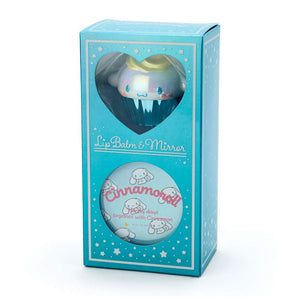 Sanrio Cinnamoroll cupcake shaped lip balm & mirror