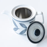 Hasami Ware 10202 Majolica Pot (Super Stainless Steel with Tea Strainer, Bird, Approx. 19.4 fl oz (550 ml), Made in Japan