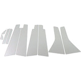 BRIGHTZ Stream RN6 RN8 RN9 Super mirror surface stainless steel plated pillar panel standard visor 10PC [PIL-SIL-218] 14822