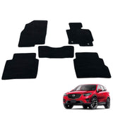 Fenice Car Mat, Floor Mat, Made in Japan (Mazda CX-5 Ke Series), Black, Anti-Slip Shape, Non-Slip, Car Mat