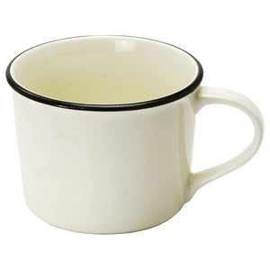 Mino Ware Enameled Mug, Set of 10, Cream 150778 (10)