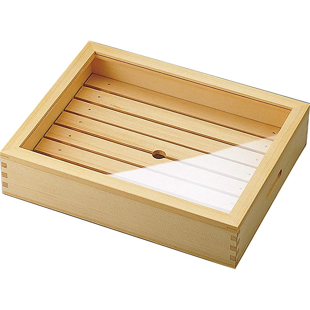 Yamako 35583 Wooden Net Box with Perforated Plate and Acrylic Lid, Sma ...