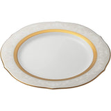 Noritake P91310/4335 Accent Plate (Pear Set) 9.1 inches (23 cm), Hampshire Gold, 2 Pieces, Fine Porcelain