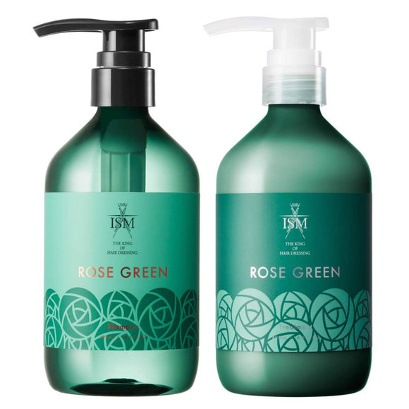 ISM Shampoo & Treatment Set Rose Green 490ml each