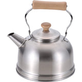 Wahei Freiz CS-022 Somewhat Nostalgic Kettle, Made in Japan, 0.6 gal (2.5 L), Wooden Pattern, Induction Compatible, Chitose