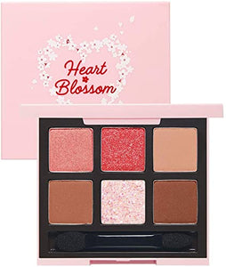 ETUDE Heart Play Color Eyes Pink Blossom [eyeshadow palette, eyeshadow] 0.6g (x 6)