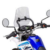 ZETA XTZ125 SEROW250 ADVENTURE WINDSHIELD WITH MOUNT BAR ZE70-1411