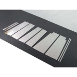 BRIGHTZ Stepz Step Wagon Spada RK5 RK6 Super Mirror Cham-plated Stainless Steel Piller Panel Infinite Visor 10PC [PIL-SIL-213] 10127