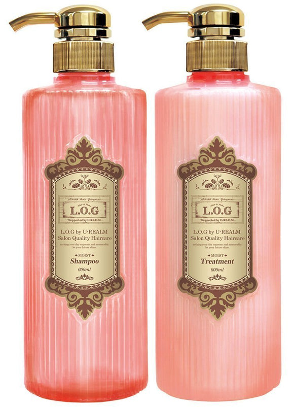 [Set item] L.O.G Salon Quality Hair Care 2-Piece Set (Moist Shampoo, Moist Treatment)