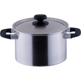 Miyazaki Seisakusho SU-25D Two-Handled Pot, Stainless Steel, 9.8 inches (25 cm), Sustina, Deep Two-Handled Pot