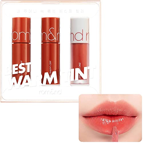 ROHM&ND Best Tint Edition Genuine Limited Limited Package Mini Size Set 3 types rom&nd Korean Cosmetics (Warm Tint)