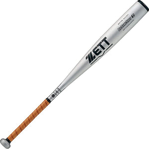 ZETT (Zet) Rigid Baseball Bat Big Bang Shot G Super Dolphin Silver (1300) BAT13184 [Made in Japan]