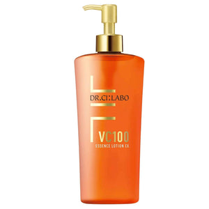 (Old Model) VC100 Essence Lotion EX20 285mL Pump Type [Moisturizing Lotion] Dr. Ci:Labo Highly Penetrating Vitamin C Rich Serum Pack Level Penetrating Fermented Collagen Niacinamide Formulated Glossy Moist Large Capacity Big Size 2020 Model