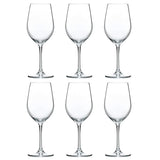 Toyo Sasaki Glass RN-11237CS Wine Glass, Diaman, Dishwasher Safe, Clear, Approx. 8.5 fl oz (255 ml), Pack of 6