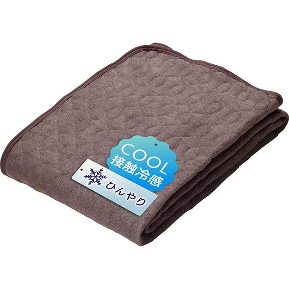 Iris Plaza Double Mattress Pad, Cool Touch, Naturally Derived 100 Rayon, Washable, Comfortable and Smooth Texture, Brown