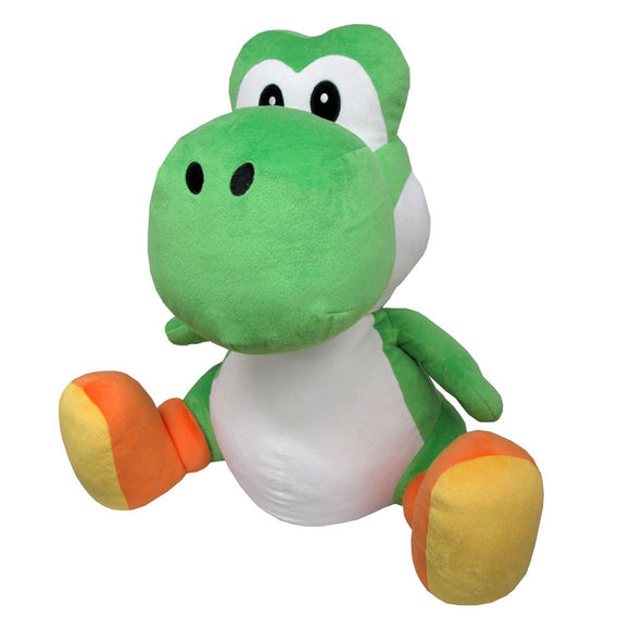 Super Mario All Star Collection Yoshi Plush Toy, Size L, Height 19.3 Inches (49 cm)