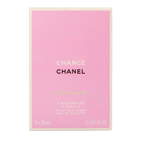 Chanel Chance Of Fresh Twist & Spray Refill 3x20ml