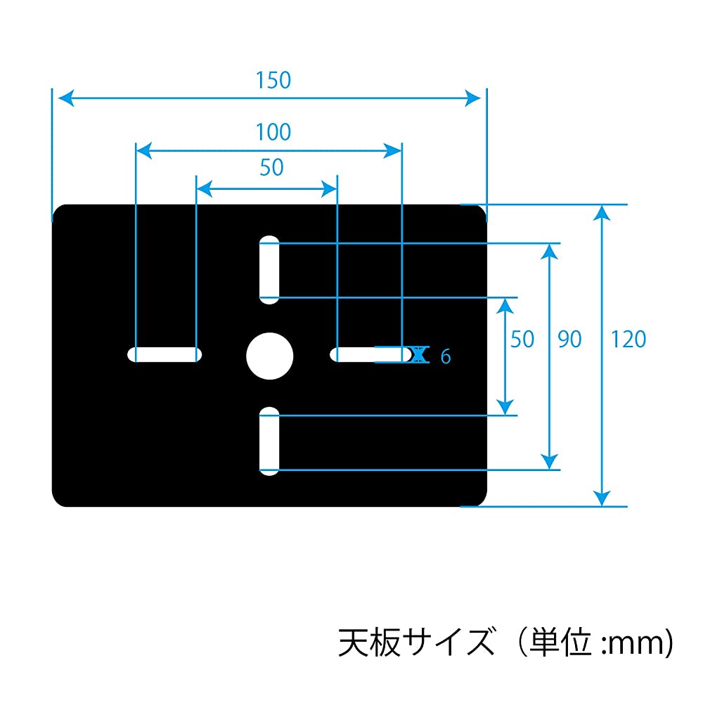 Kikutani AV-SPS Speaker Stand, Top Plate: 5.9 x 4.7 inches (150 x 120 –  Goods Of Japan