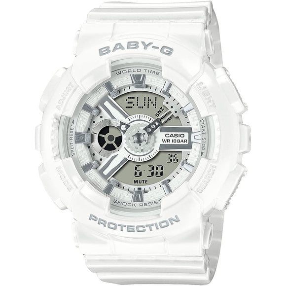 [Casio] Babygie Watch BA-110X-7A3JF Women's White