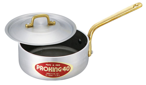 Nakao Aluminum Manufacturing Proking Shallow One-handed pot (silkwear processing) 21cm PK-6