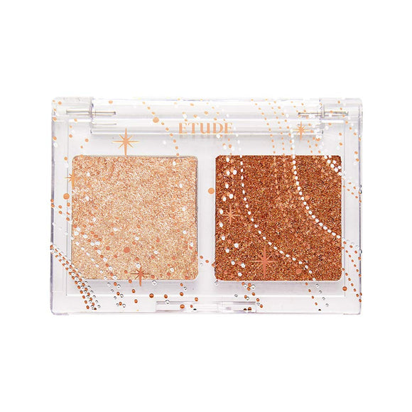 ETUDE Glitter Snow Air Smooth Eyes Palette Eye Shadow Warm 3 Grams