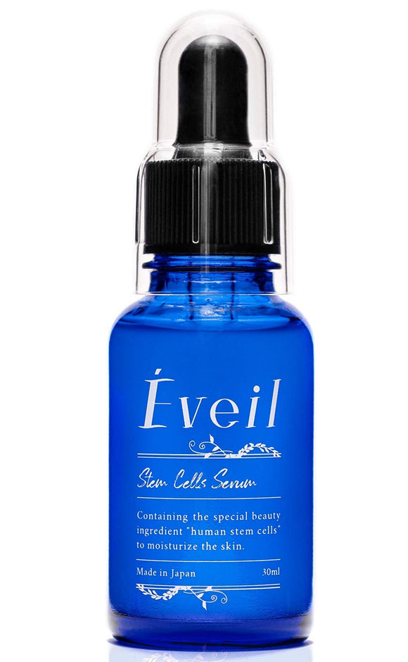 (Evail) Éveil Highly Moisturizing Human Stem Cell Essence Aging Care Elasticity Ceramide Vitamin C Derivative No Additives No Fragrance Essence Made in Japan 30ml