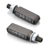 DAYTONA HighSider 15363 LED TURN Signal for Motorcycles, Blast Titanium Color, Bronx