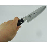 Tsubamoto Takumi ETO-800 Sakura-Gin Santoku Knife, 6.5 inches (165 mm)