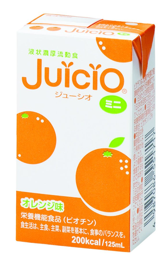 juicio Mini (zyu-siomini) Orange Flavor 125ml X 12 Pack (with Straw)