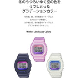 [Casio] Babygie Watch Winter Landscape Colors BGD-560WL-4JF Women's Purple
