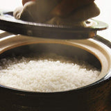 Hasegatani Pottery ACT-03 Hasegaen Kamado-san Rice Earthenware Pot, Rice Pot, 2 Cups, Approx. 33.8 fl oz (1,000 ml), Direct Fire, Black