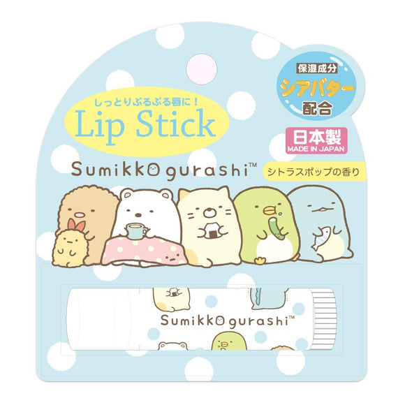 Santan Character Lipstick 6 Sumikko Gurashi Citrus Fragrance 2g Lip Balm