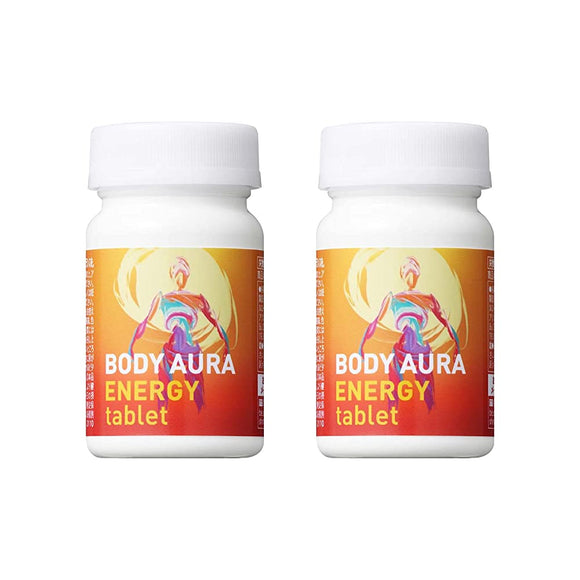 Shinnihon Pharmaceutical Body Aura Energy Tablets (60 days / 60 tablets x 2) Vitamin B1 B6 (Fatigue / Physical resistance) Supplement Food with Nutrient Function Claims (BODY AURA)