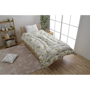 Ikehiko Corporation #6702609 Bedding, Comforter, Antibacterial, Odor Resistant, Dust Mite Resistant, Toyoban Essence, Made in Japan, Sleeping in the Woods, Single Long, Leaf, Approx. 59.1 x 82.7 inches