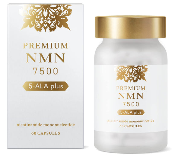 premium NMN 7500 NMN high compound 7500mg 5-ALA placenta resveratrol astaxanthin hyaluronic acid Made in Japan 60 capsules High purity 100% Domestic GMP certified factory