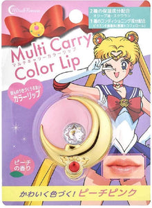 Miracle Romance Multi-Carry Color Lip Moon Stick 20.9g Lip Balm Peach Pink 1.7g