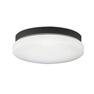 Koizumi Lighting AU45017L Rainproof and Moisture-Proof Under-Eaves, Direct Mounting, Wall Mounting, Equivalent to FCL30W, Daylight White, Black